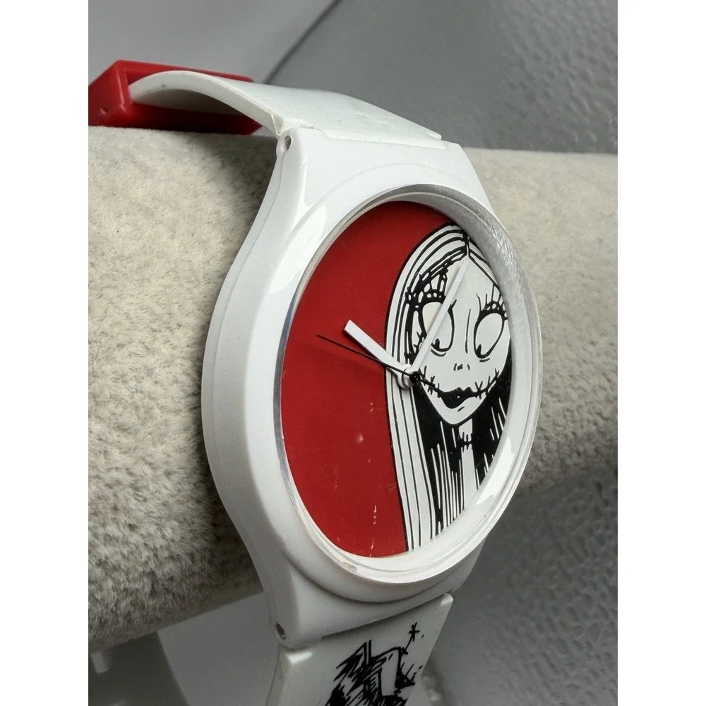 Disney Flud Nightmare Before Christmas Watch New Battery 40MM 8.5